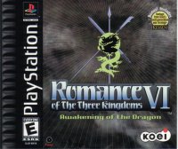 Romance of the Three Kingdoms VI Playstation  box art